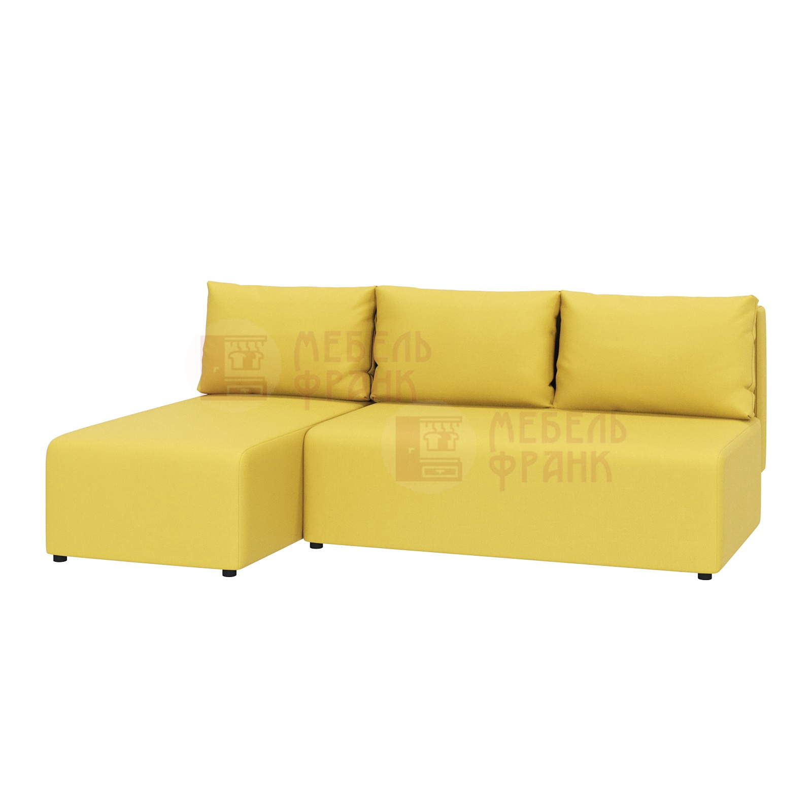 Угловой диван Мартли желтый