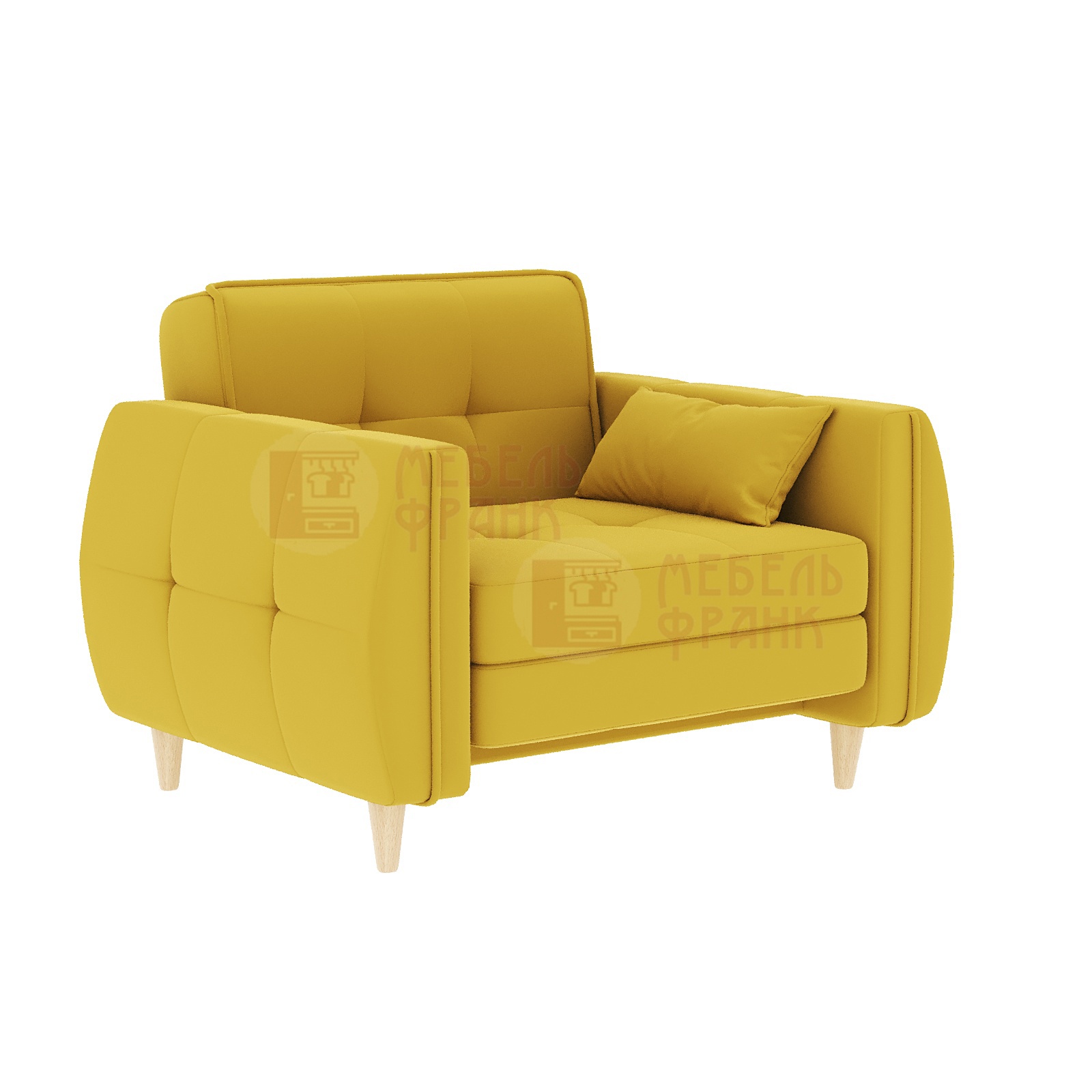 кресло Банита желтое
